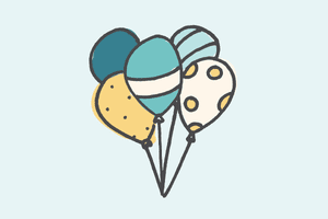 gift card - balloons