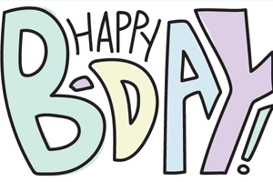 gift card - happy bday